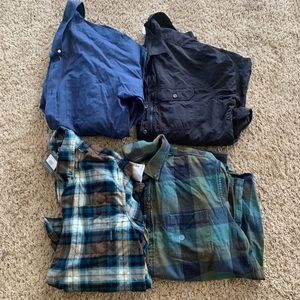 Lot of 4 long sleeve MENS LARGE